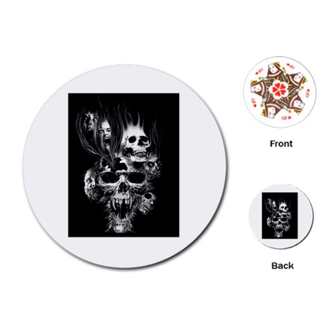 5 Playing Cards (Round) from ArtsNow.com Front