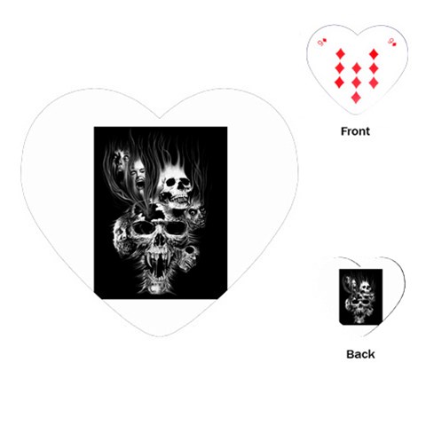 5 Playing Cards (Heart) from ArtsNow.com Front