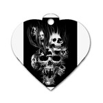 5 Dog Tag Heart (Two Sides)