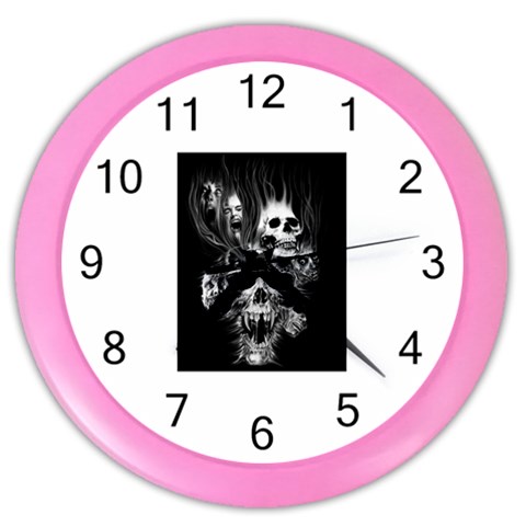 5 Color Wall Clock from ArtsNow.com Front