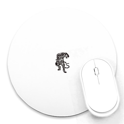 tiger16457 Round Mousepad from ArtsNow.com Front