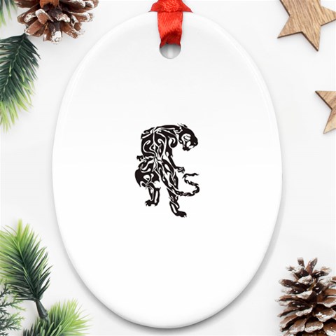 tiger16457 Ornament (Oval) from ArtsNow.com Front