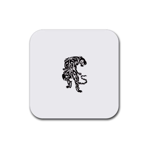 tiger16457 Rubber Coaster (Square) from ArtsNow.com Front
