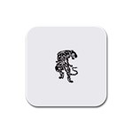 tiger16457 Rubber Square Coaster (4 pack)