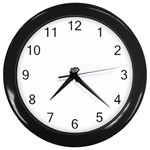 tiger16457 Wall Clock (Black)