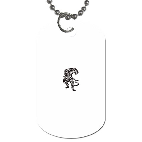 tiger16457 Dog Tag (One Side) from ArtsNow.com Front
