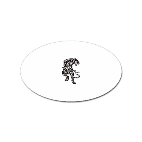 tiger16457 Sticker Oval (10 pack) from ArtsNow.com Front