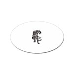 tiger16457 Sticker Oval (100 pack)