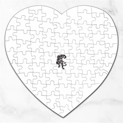 tiger16457 Jigsaw Puzzle (Heart) from ArtsNow.com Front