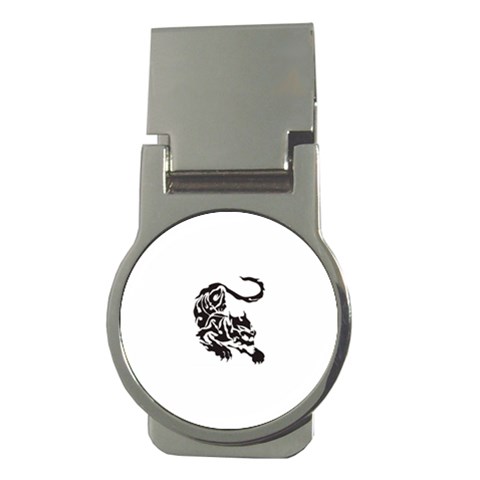 tiger16455 Money Clip (Round) from ArtsNow.com Front
