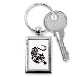 tiger16455 Key Chain (Rectangle)