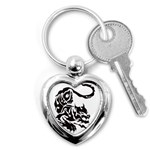 tiger16455 Key Chain (Heart)