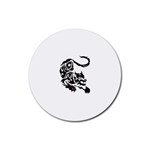 tiger16455 Rubber Coaster (Round)