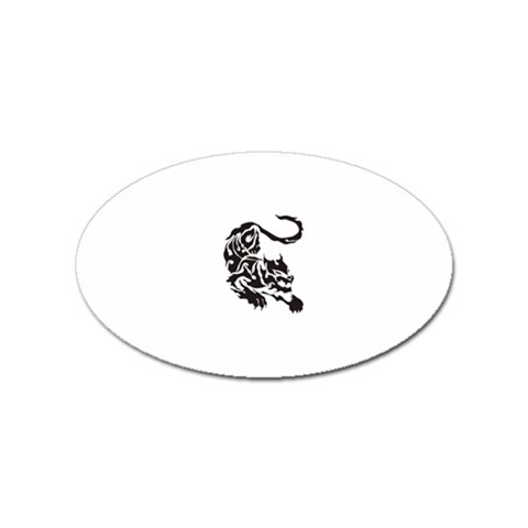 tiger16455 Sticker (Oval) from ArtsNow.com Front