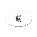 tiger16455 Sticker Oval (10 pack)