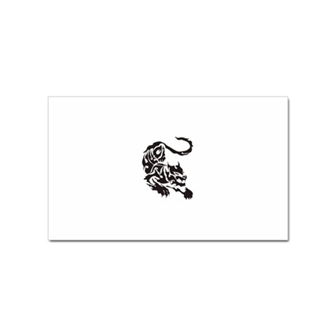 tiger16455 Sticker Rectangular (100 pack) from ArtsNow.com Front