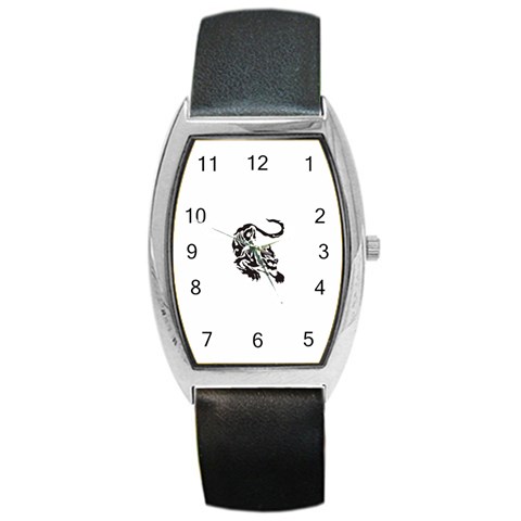 tiger16455 Barrel Style Metal Watch from ArtsNow.com Front