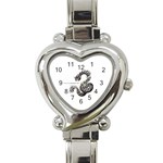 snake15872 Heart Italian Charm Watch