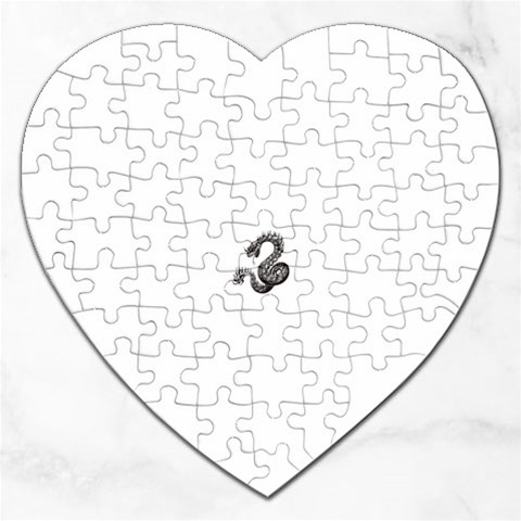 snake15872 Jigsaw Puzzle (Heart) from ArtsNow.com Front