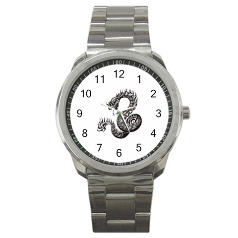snake15872 Sport Metal Watch from ArtsNow.com Front