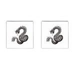 snake15872 Cufflinks (Square)