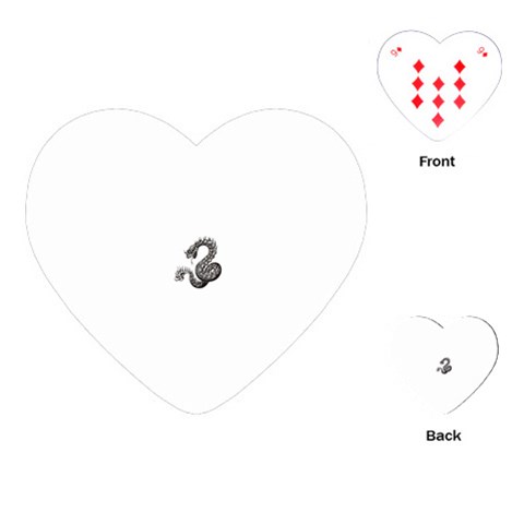 snake15872 Playing Cards (Heart) from ArtsNow.com Front
