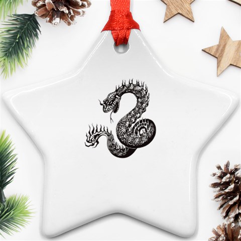 snake15872 Star Ornament (Two Sides) from ArtsNow.com Front