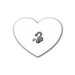 snake15872 Rubber Coaster (Heart)