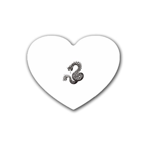 snake15872 Heart Coaster (4 pack) from ArtsNow.com Front
