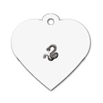 snake15872 Dog Tag Heart (One Side)