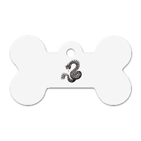 snake15872 Dog Tag Bone (One Side) from ArtsNow.com Front