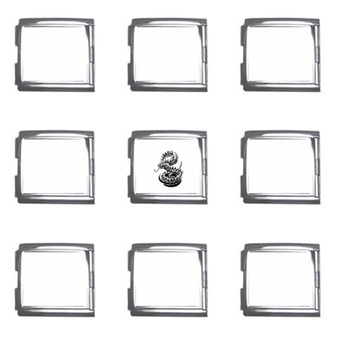 snake15873 Mega Link Italian Charm (9 pack) from ArtsNow.com Front