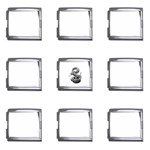 snake15873 Mega Link Italian Charm (9 pack)