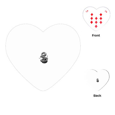 snake15873 Playing Cards (Heart) from ArtsNow.com Front