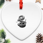 snake15873 Heart Ornament (Two Sides)