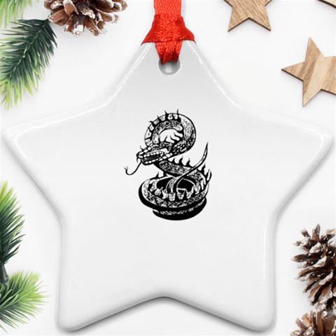 snake15873 Star Ornament (Two Sides) from ArtsNow.com Front