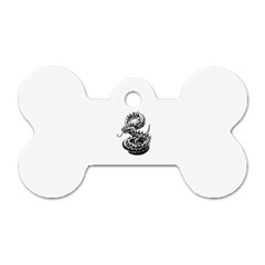 snake15873 Dog Tag Bone (Two Sides) from ArtsNow.com Front