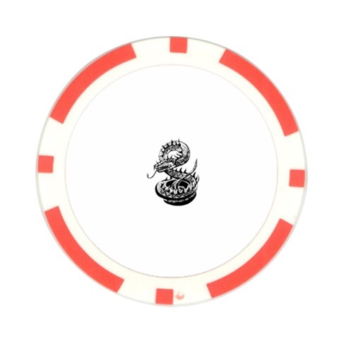 snake15873 Poker Chip Card Guard from ArtsNow.com Front