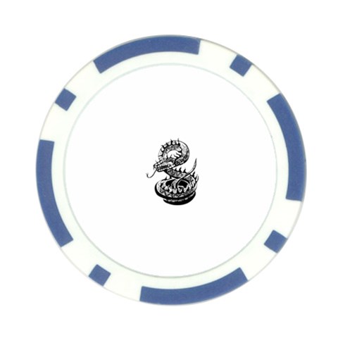snake15873 Poker Chip Card Guard from ArtsNow.com Front