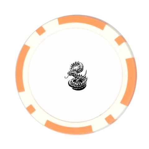 snake15873 Poker Chip Card Guard from ArtsNow.com Front