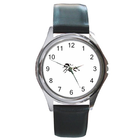 spider1410 Round Metal Watch from ArtsNow.com Front
