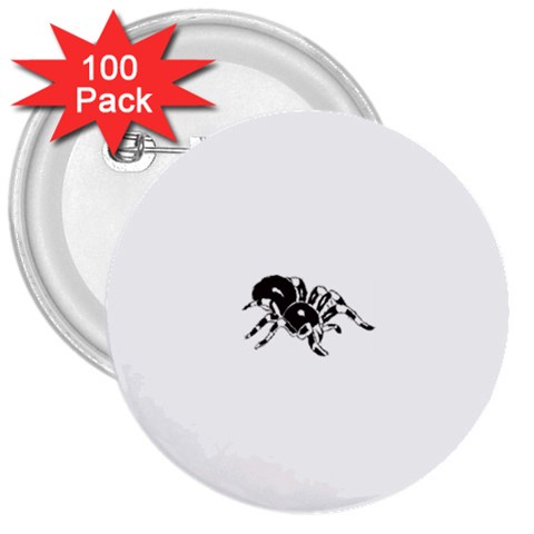 spider1410 3  Button (100 pack) from ArtsNow.com Front