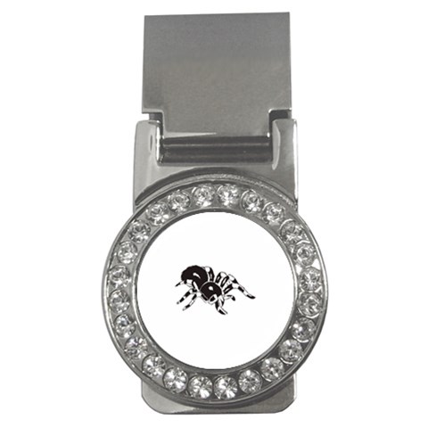 spider1410 Money Clip (CZ) from ArtsNow.com Front