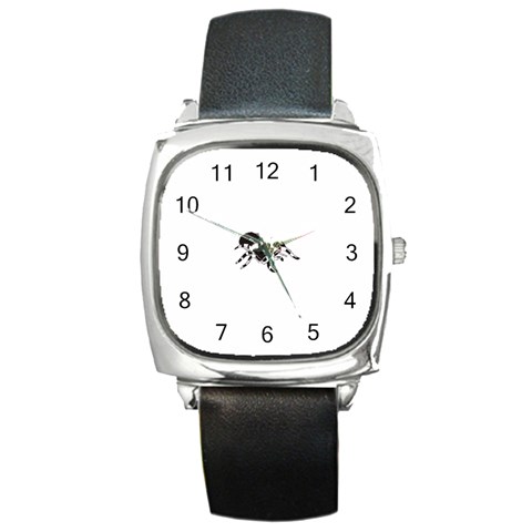 spider1410 Square Metal Watch from ArtsNow.com Front