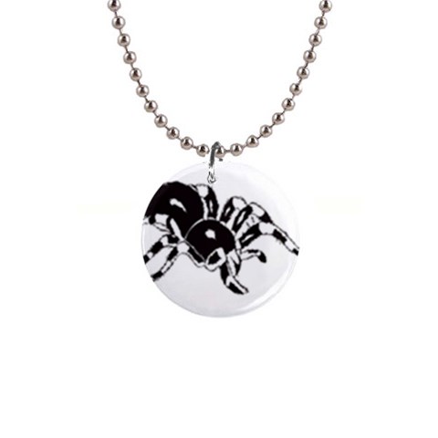 spider1410 1  Button Necklace from ArtsNow.com Front