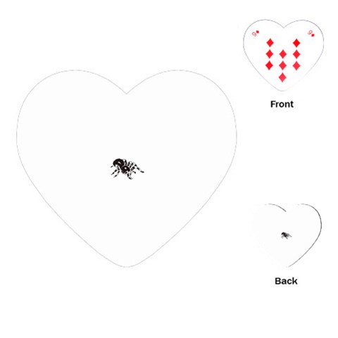 spider1410 Playing Cards (Heart) from ArtsNow.com Front
