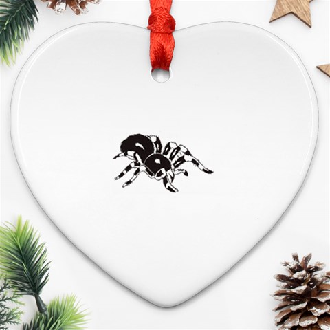 spider1410 Heart Ornament (Two Sides) from ArtsNow.com Front