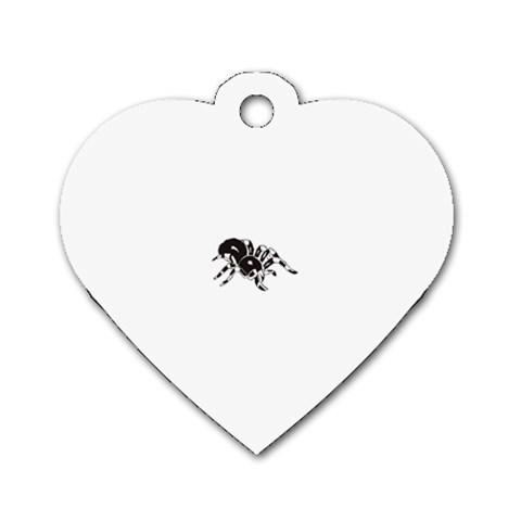 spider1410 Dog Tag Heart (Two Sides) from ArtsNow.com Front