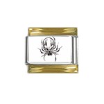 spider21987 Gold Trim Italian Charm (9mm)