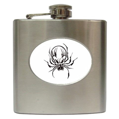 spider21987 Hip Flask (6 oz) from ArtsNow.com Front